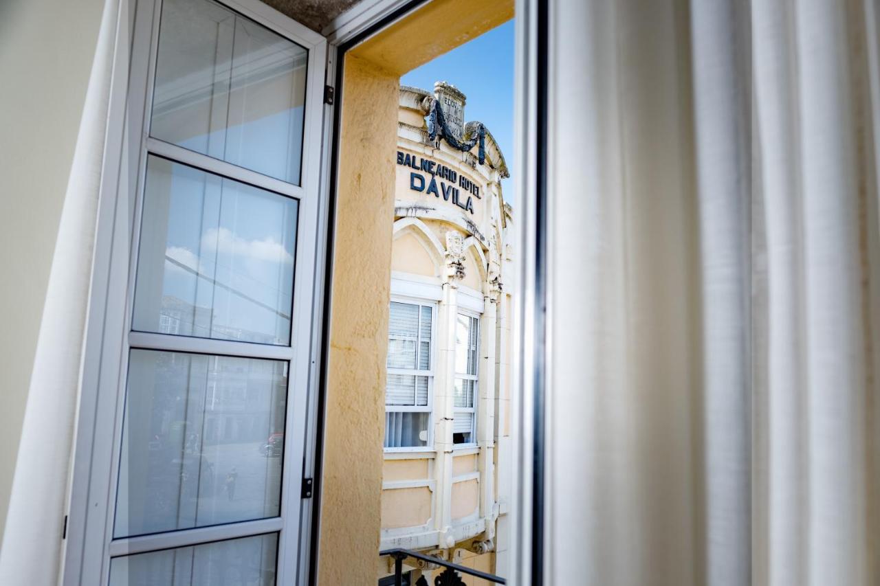 Balneario Hotel Davila Caldas De Reis Bagian luar foto