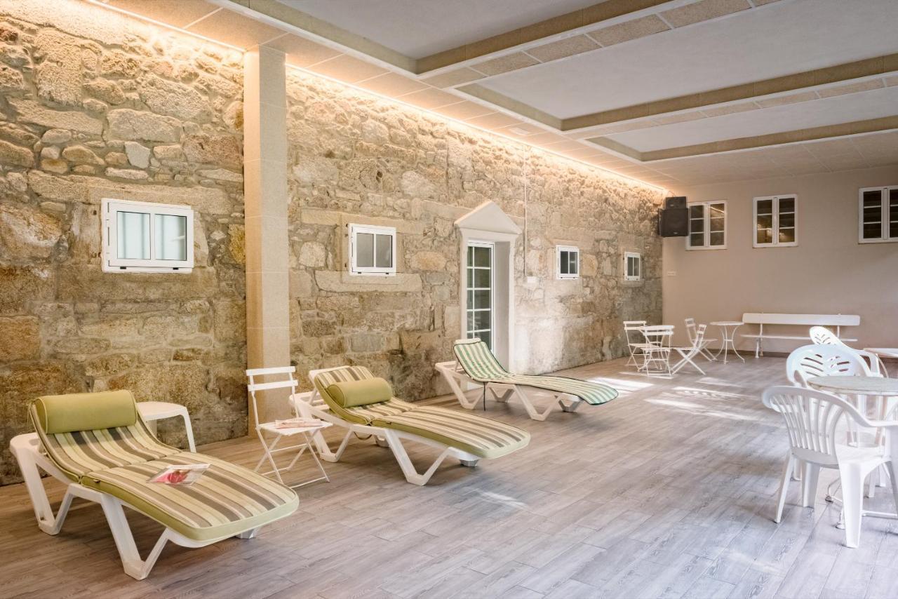 Balneario Hotel Davila Caldas De Reis Bagian luar foto